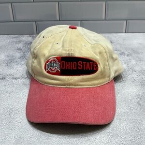 Vintage 90s Twins Enterprise NCAA College Ohio State Buckeyes Strap Back Hat